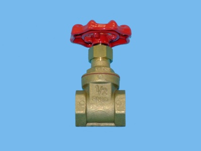Hand wheel valve brass    1/2"