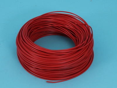 Mounting wire  0,75 mm     red