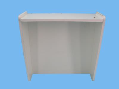 Plaque b 150 xh100 + shed white