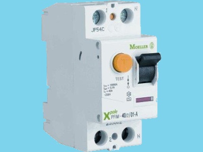 Ground-fault circuit interrupter 2p-40a 30ma 
