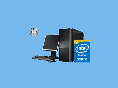 PC I5-10400 16GB Intel I5 2,9GHz RAID 2x500GB SSD 1TB HDD
