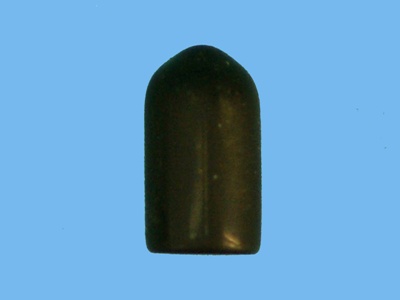 Plugging caps 8mm black plastic