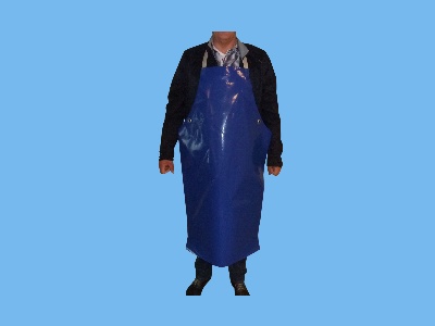 Pink apron blue pvc 110x67 cm