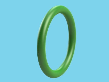 O-ring viton 78x  4mm    green