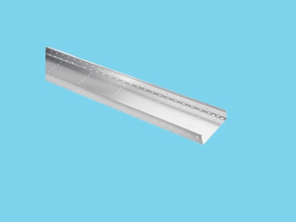 Cable tray 70mm white lacquered RAL 9016 5mtr