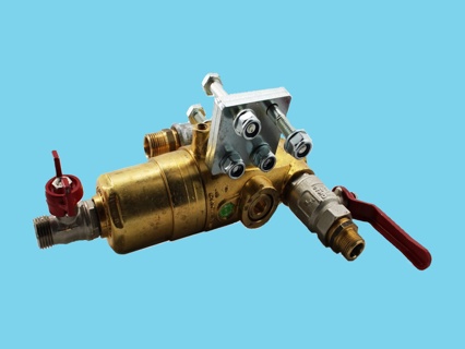 Filter 1/2" + 1/2 mtr. hose + 2 couplings + mounting bracket