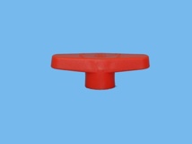 Handle red for ball valve 25 pvc