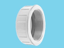 Screwcap 5/4" + ring  10bar white pvc