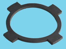 Rubber centering ring circulation filter 6"