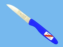Robert Herder knife straight blue 1753RVS 78mm