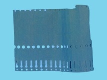 Slot label blue                16x1,27 cm 1000