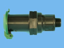 PP ball valve 3/4'' external thread  10