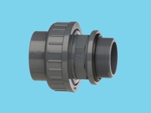 Adaptor union 20mm x 1/2" with o-ring