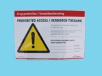 Pesticide card - Prohibited access