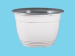 Teku decorative container VDA 22 Circular white/grey 2772 pl