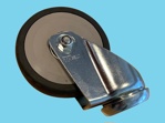 Swivel castor 100x32 h=132mm grey