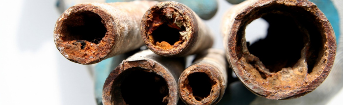 Rusting pipes