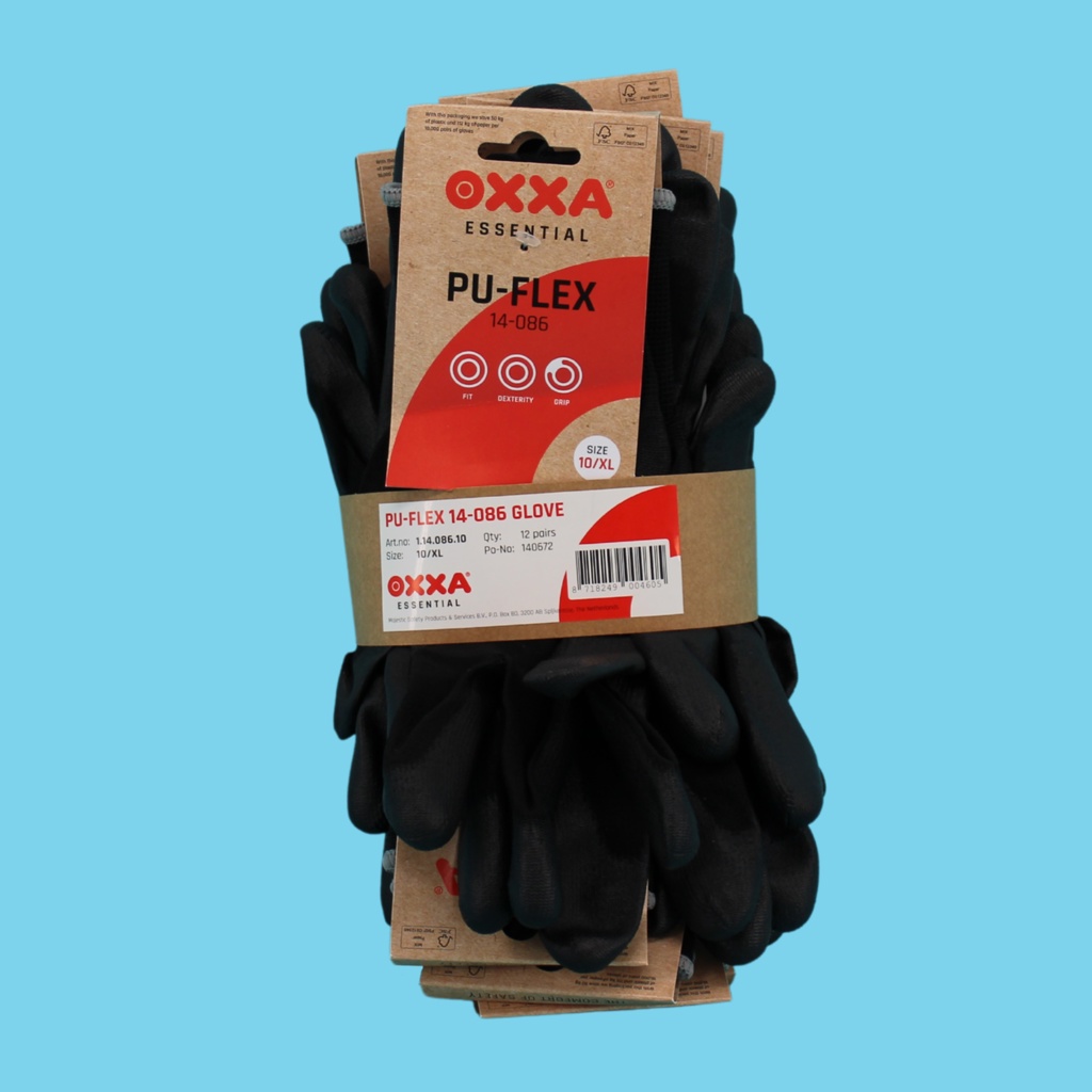 OXXA® PU-Flex 14-086 glove black size 10