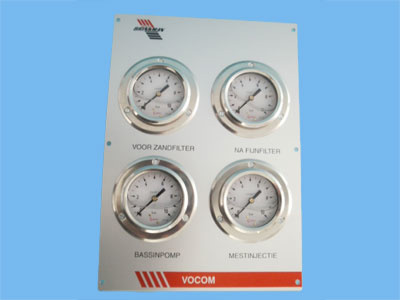 Vocom pressure gauge board