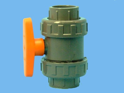 Ball valve Ø40mm glue connection pvc