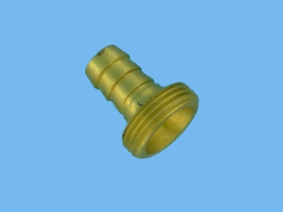 1/3 coupling brass - 3/4 male thread x 1/2 hose
