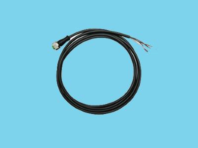 Cable PVC m M12x1 plug 2mtr. Open end A-encoded