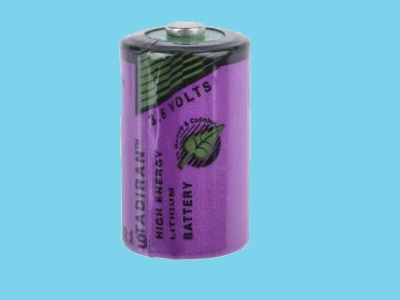 Batterie lithium 1/2  AA 3.6v TR90