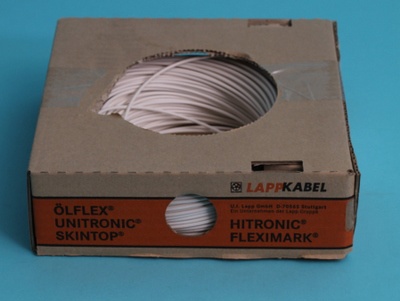 Mounting wire  1,5  mm    white