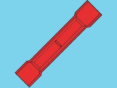 Connector irrigation parts red a1525sk