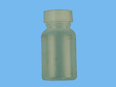 Wide neck bottle with a cap 100 ml
