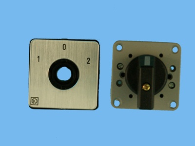 Switch 1-0-2 1pole 25a.fr.40mm