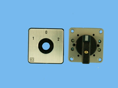 Switch 1-0-2 2pole 25a fr.40mm