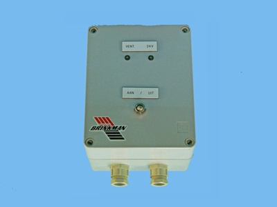 Fan box measuring range. 24v 2.5 amp