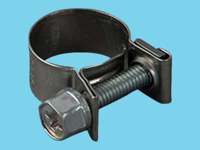 Hose clamp stainless steel mini 13mm