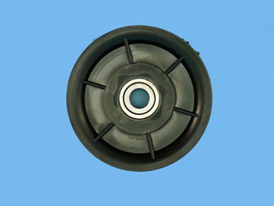 Wheel cw bearing 3" plastic