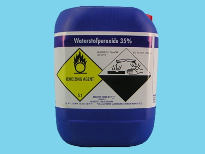 Hydrogen peroxide 35% (316.4) 20 l / 22.6 kg | Royal Brinkman