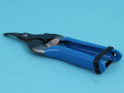 Harvesting scissor bent, blue ARS 310