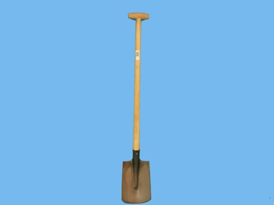 Spade with handle