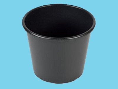 Flower bucket 8 ltr black
