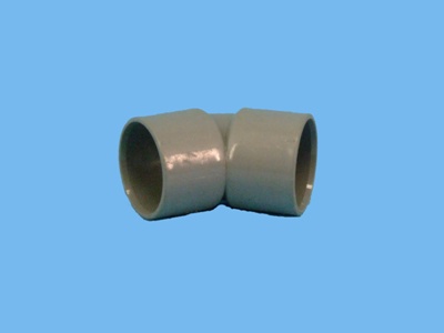 Bend thick-walled 32mm x 45 " grey pvc