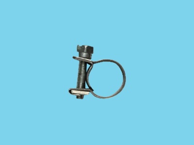 Hose clip stainless steel mini 12mm