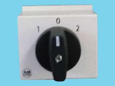 Rotary switch 1-0-2 AB Drygair