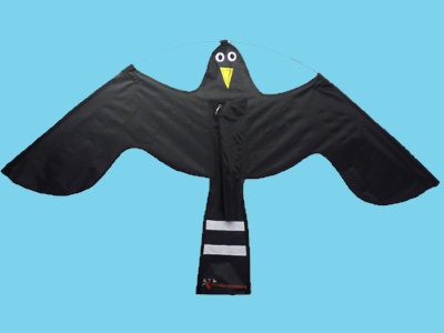Black Hawk Kite - scarecrow