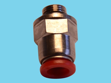 Straight connector D8-1/8"