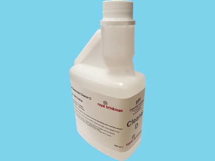 Electrode cleaner D in 500 ml. dosing bottle