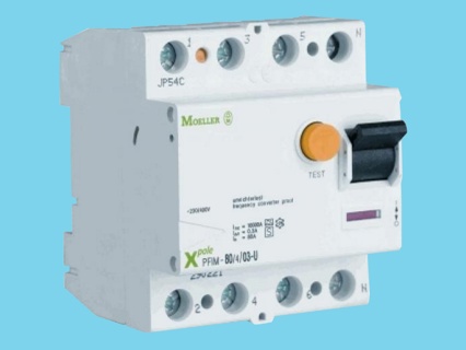 Ground-fault circuit interrupter 4p-63a 30ma schup