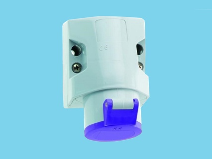 CEE form wall socket female 2pole-16a 24v opb G4