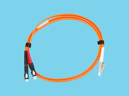 Glassfiber patchcable LC-SC 1m Multimode 50/125