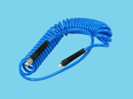 PU spiral hose 5.5X8mm WL.3M AK blue