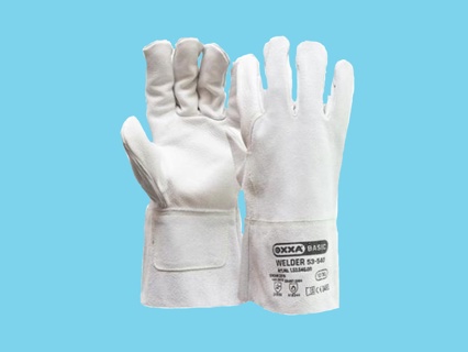 OXXA® Welder Long 53-540 welding glove grain leather white
